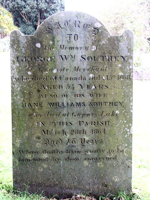 SOUTHEY George William c1813-1868 grave.jpg